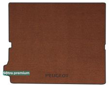 Двошарові килимки Sotra Premium Terracotta для Peugeot 5008 (mkII)(багажник) 2017→ - Фото 1