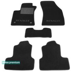 Двошарові килимки Sotra Premium Black для Renault Megane (mkIV)(хетчбек) 2016-2022