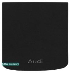 Двошарові килимки Sotra Premium Black для Audi A4/S4/RS4 (mkV)(B9)(універсал)(багажник) 2015-2023