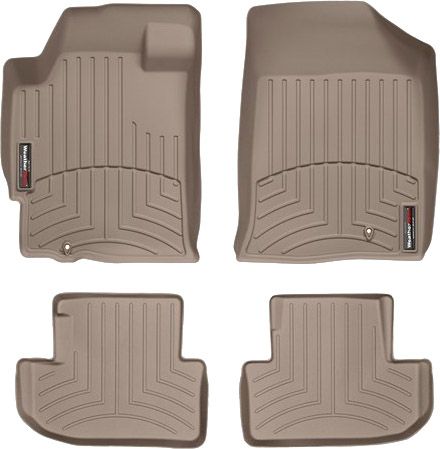 Коврики Weathertech Beige для Nissan Altima (coupe)(mkIV)(2 fixings) 2007-2013 - Фото 1