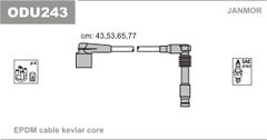 Дроти запалювання Janmor ODU243 для Opel Frontera (A) 2.2 (X 22 XE) / Frontera (B) 2.2