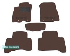 Двошарові килимки Sotra Premium Chocolate для Toyota FJ Cruiser (mkI) 2006-2014