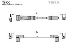 Дроти запалювання Tesla T650C для Seat Cordoba / Ibiza / Toledo; Volkswagen Caddy / Corrado / Golf / Jetta / Passat / Polo / Scirocco (1.6 / 1.8) (AAU; ABN; DTA; ABS) - Фото 2