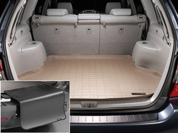 Килимок из захистом WeatherTech Beige для Toyota Highlander (mkI)(trunk behind 2 row) 2000-2007 - Фото 2