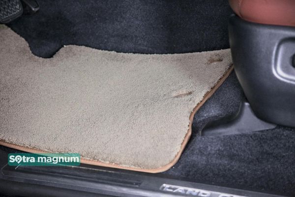 Двошарові килимки Sotra Magnum Beige для Toyota Camry (mkVI)(XV40) 2006-2011 - Фото 4