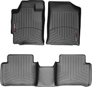 Коврики WeatherTech Black для Nissan Altima (mkIV)(sedan)(1 fixing) 2007-2012 - Фото 1