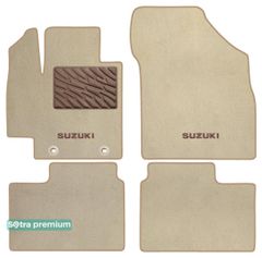 Двошарові килимки Sotra Premium Beige для Suzuki Ignis (mkIII) 2016→