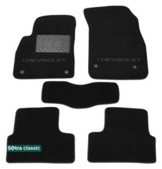 Двошарові килимки Sotra Classic Black для Chevrolet Cruze (mkI) 2008-2016