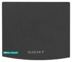 Двухслойные коврики Sotra Classic Grey для Seat Ateca (mkI)(без двухуровневого пола)(верхний)(багажник) 2016→