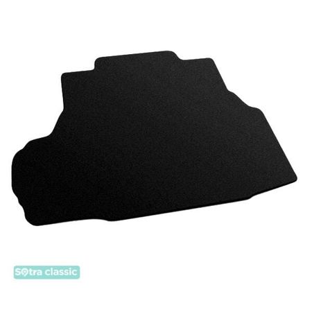 Двошарові килимки Sotra Classic Black для Chevrolet Epica (mkI)(багажник) 2006-2015 - Фото 1
