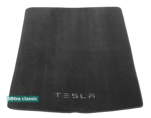 Двошарові килимки Sotra Classic Grey для Tesla Model S (mkI)(багажник) 2012→ - Фото 1