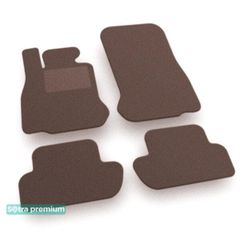 Двошарові килимки Sotra Premium Chocolate для BMW 6-series (F12/F13)(купе і кабріолет) 2011-2019