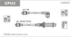 Дроти запалювання Janmor CPU3 для Citroen BX 1.4 (TU3A / K1G - 150A / 150C / K1H - 150F) / C15 1.0