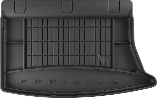 Резиновый коврик в багажник Frogum Pro-Line для Hyundai i30 (mkI)(хетчбэк) 2007-2012 (с докаткой)(багажник) - Фото 1