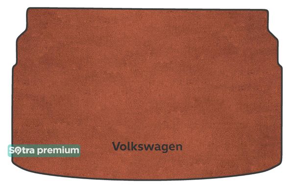Двошарові килимки Sotra Premium Terracotta для Volkswagen T-Cross (mkI)(нижній рівень)(багажник) 2019→ - Фото 1