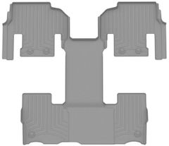 Килимки WeatherTech Grey для Jeep Wagoneer (mkIV)(2 ряд - 2 місця)(2-3 ряд) 2021→