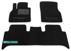 Двошарові килимки Sotra Classic Black для Renault Scenic (mkII) 2003-2009