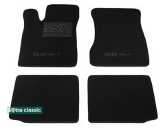 Двошарові килимки Sotra Classic Black для Seat Ibiza (mkII) 1999-2002