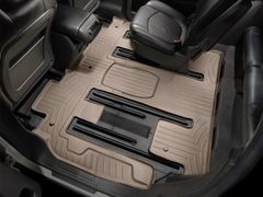 Коврики Weathertech Beige для Chevrolet Traverse (mkI)(1-2-3 row)(2 row bucket seat) 2009-2017 - Фото 3