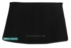 Двошарові килимки Sotra Classic Black для Porsche Cayenne (mkI)(багажник) 2002-2010