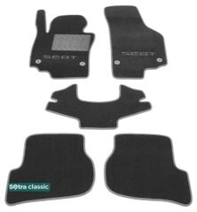Двошарові килимки Sotra Classic Grey для Seat Leon (mkII) 2005-2012