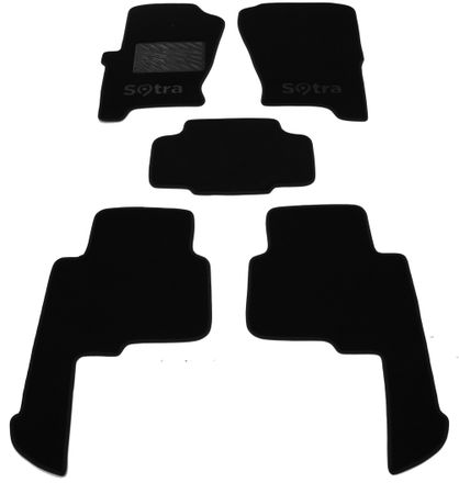 Двошарові килимки Sotra Custom Premium Black для Land Rover Discovery (mkIII-mkIV) 2004-2016 - Фото 1