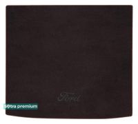 Двошарові килимки Sotra Premium Chocolate для Ford Focus (mkIV)(універсал)(багажник) 2018→ - Фото 1