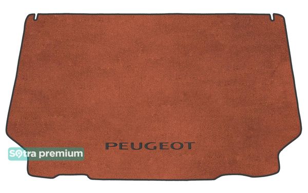 Двошарові килимки Sotra Premium Terracotta для Peugeot 307CC (mkI)(багажник) 2003-2008 - Фото 1