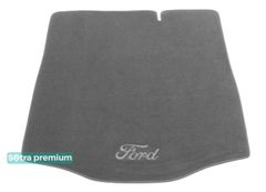 Двошарові килимки Sotra Premium Grey для Ford Focus (mkII)(седан)(багажник) 2004-2007