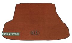 Двухслойные коврики Sotra Premium Terracotta для Kia Cerato (mkI)(седан)(багажник) 2004-2009 - Фото 1