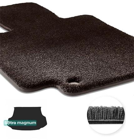 Двошарові килимки Sotra Magnum Black для Kia Sorento (mkII)(5 місць)(багажник) 2009-2012 - Фото 1