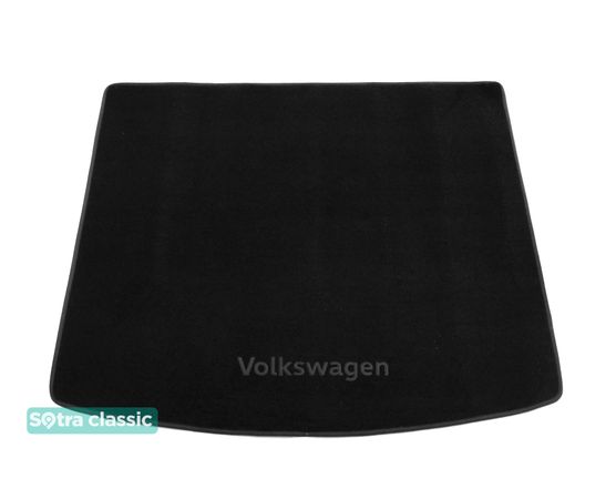 Двухслойные коврики Sotra Classic Black для Volkswagen Touareg (mkII)(багажник) 2010-2018 - Фото 1