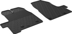 Резиновые коврики Gledring для Ford Tourneo Custom (mkI)(пассажир)(1 ряд) 2012→ МКПП