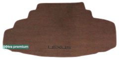 Двошарові килимки Sotra Premium Chocolate для Lexus LS (mkIII)(багажник) 2000-2007