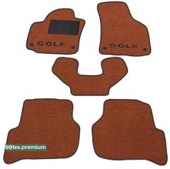 Двошарові килимки Sotra Premium Terracotta для Volkswagen Golf Plus (mkV-mkVI) 2005-2015