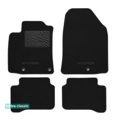 Двухслойные коврики Sotra Classic Black для Hyundai Ioniq (mkI)(гибрид и PHEV) 2016→
