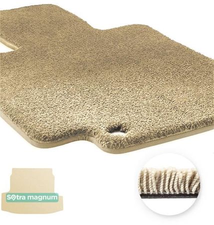 Двошарові килимки Sotra Magnum Beige для BMW 3-series (G21; G81)(універсал)(багажник) 2018→ - Фото 1