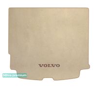 Двошарові килимки Sotra Premium Beige для Volvo XC60 (mkII)(з вирізами під кріплення)(багажник) 2017→ - Фото 1