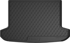 Гумовий килимок у багажник Gledring для Hyundai Tucson (mkIII) 2018-2020 (верхний)(із запаскою)(багажник)