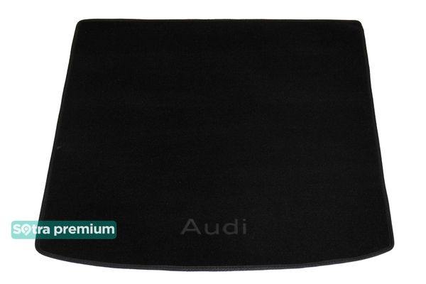 Двошарові килимки Sotra Premium Black для Audi A4/S4/RS4 (mkIII)(B7)(універсал)(багажник) 2004-2009 - Фото 1