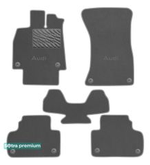 Двошарові килимки Sotra Premium Grey для Audi Q5/SQ5 (mkII) 2017→