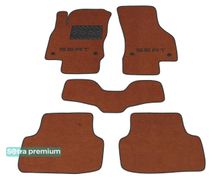 Двошарові килимки Sotra Premium Terracotta для Seat Leon (mkIII) 2012-2020 - Фото 1