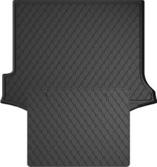 Гумовий килимок у багажник Gledring для Volvo V60 (mkI) 2010-2018 (багажник із захистом)