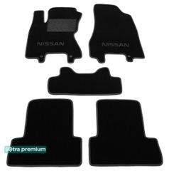 Двухслойные коврики Sotra Premium Black для Nissan X-Trail (mkII) 2007-2013