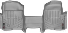 Коврики WeatherTech Grey для Ford F-150 (mkXII)(all cabs)(no 4x4 shifter)(with not full console)(with air vents to 2 row)(2 fixing posts)(1 pc)(1 row) 2010-2014 - Фото 1