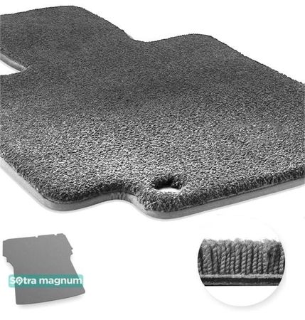 Двошарові килимки Sotra Magnum Grey для Citroen Nemo (mkI)(вантажопасажирський)(без 2 ряду)(багажник) 2008-2017 - Фото 1