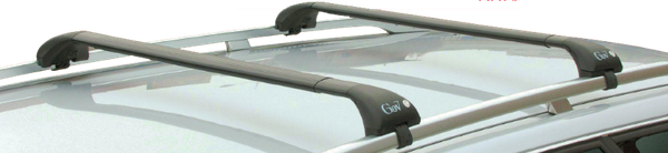 Багажник на інтегровані рейлінги GeV GeO Black для BMW X1 (E84) 2009-2015 - Фото 4