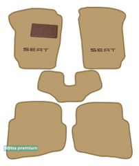 Двухслойные коврики Sotra Premium Beige для Seat Cordoba (mkII) 2002-2008