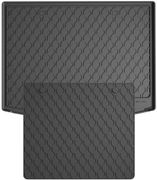 Гумові килимки в багажник Gledring для Mercedes-Benz GLA-Class (H247) 2020-> (з дворівневою підлогою) (верхній рівень) (багажник із захистом) - Фото 1
