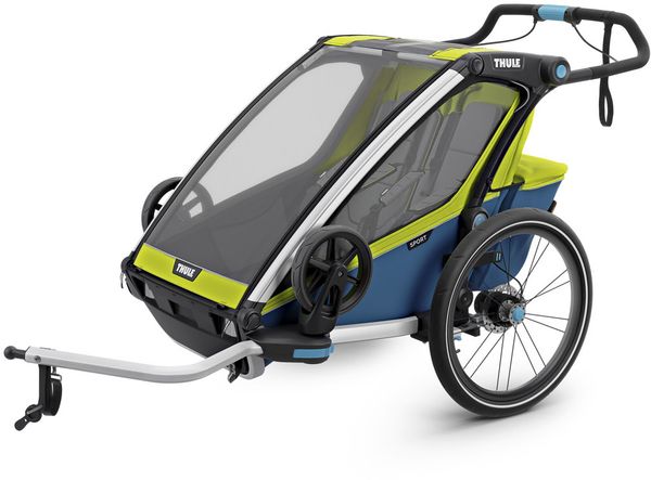 Дитяча коляска Thule Chariot Sport 2 (Chartreuse-Mykonos) - Фото 1